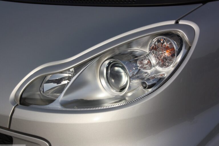 Headlight Frames Silver Smart Fortwo 451.